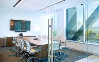 crestron system in an office setting
