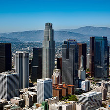 Los Angeles skyline, downtown LA skyline
