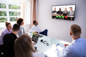 video conferencing user training session