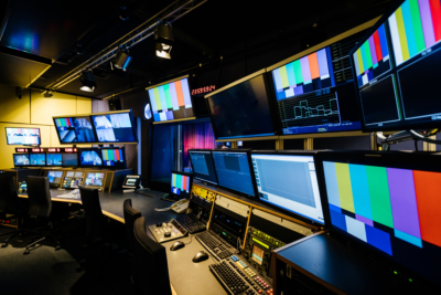 Broadcasting And Video Control Room audio visual complete system