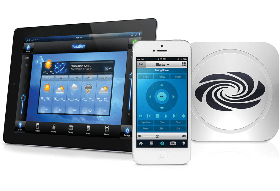 crestron go on touch panel and phone