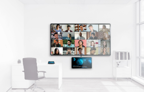 video conferencing in a classroom