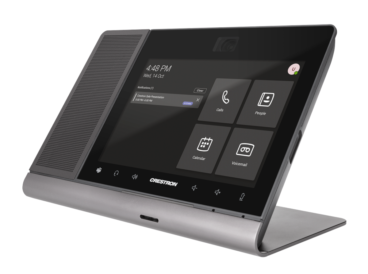Crestron Flex 8 in. Video Desk Phone for Microsoft Teams® Software