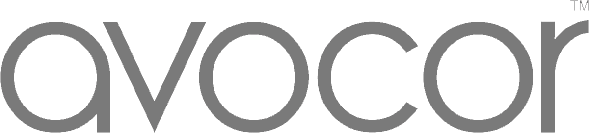 grey avocor logo
