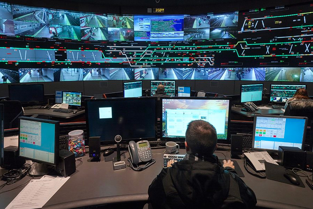control room system in use