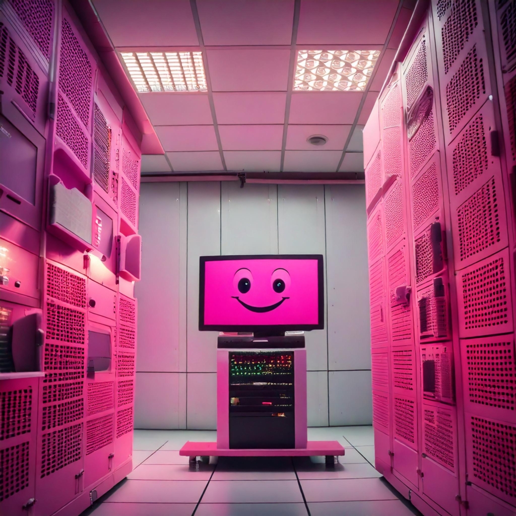 pink server room cti april fools