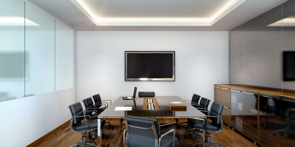 business meeting room on high rise floor