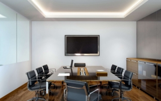 business meeting room on high rise floor