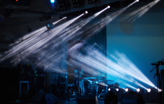 Stage with Lights